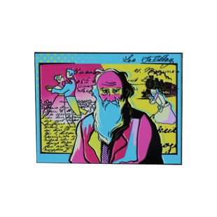 人文之宝 托尔斯泰文创冰箱贴周边新款博物馆冰箱贴 创意生日礼物