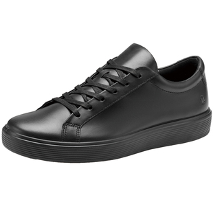 ECCO爱步休闲鞋男 25年新款真皮系带舒适板鞋 柔酷60周年525464