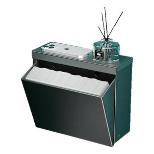 不锈钢卫生间卫生纸厕纸盒草纸盒防水厕纸置物架厕所纸巾盒壁挂式