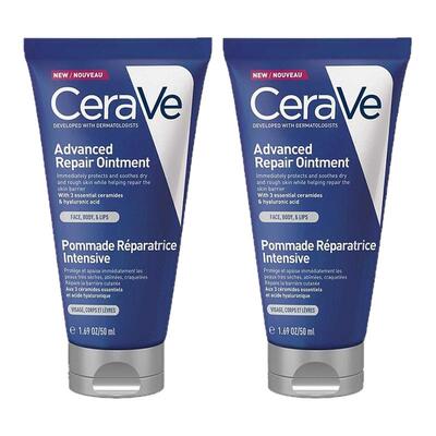 欧洲直邮CeraVe适乐肤万用强化修复膏 50mlx2修复屏障柔软再正品