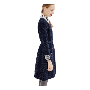 MP英伦复古原创设计音乐学院精细刺绣钢琴领小音符修身大衣外套