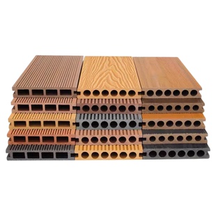 塑木地板户外庭院木塑板花园露台二代共挤室外防腐木地板阳台铺装