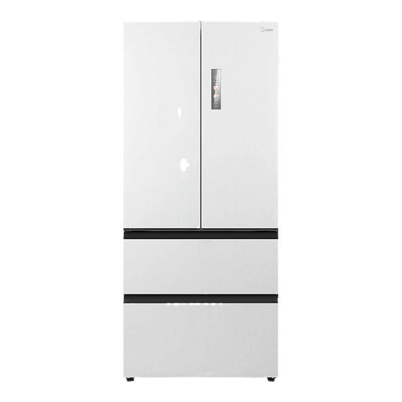 美的M60cm超薄零嵌法式电冰箱550制冰家用双系统2.0双开大容量