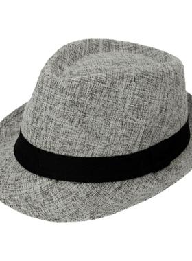 样板房间衣帽间帽子单品摆件白色灰格子复古道具展厅轻奢装饰品