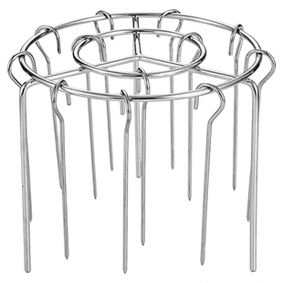 空气炸锅专用烤架不锈钢烤串架家用多功能烤肉架烧烤架架子置物架