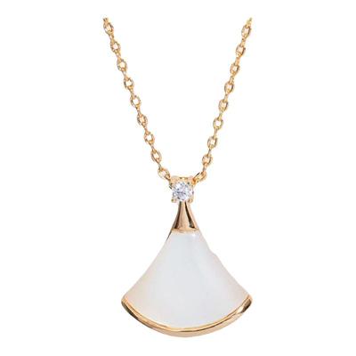 2025新款爆款扇形小裙子项链