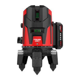 激光红外线水平仪高精度强光细线户外23五线自动调平水仪室外找平