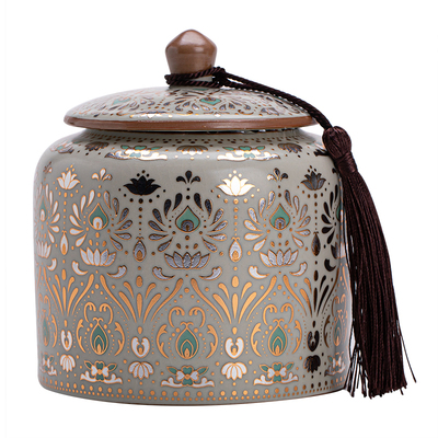 2025新款汝窑防潮陶瓷茶叶罐国风