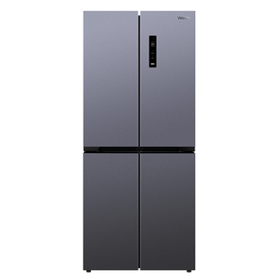 美的出品华凌426十字四门家用风冷超薄嵌入式冰箱大容量一级节能