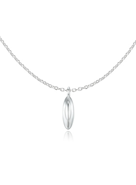 sanswood森吾《巴山》雾面雨滴项链极简清冷设计感通勤气质锁骨链