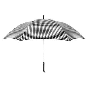 轻奢复古英伦风千鸟格子雨伞男女全自动长柄伞抗风折叠便携五折伞