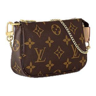 自营LV/路易威登pochette经典老花链条单肩麻将包女包新年礼物