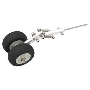 塞斯纳182起落架 航模固定翼飞机转向前后轮前三点升级铝合金减震