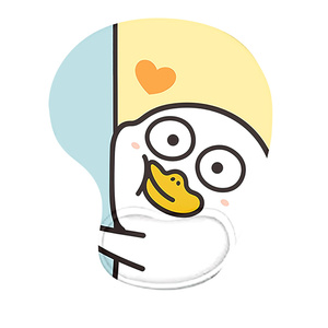 小刘鸭可爱鼠标垫护腕手腕垫屁股立体3d胸硅胶腕托软垫男女生ins