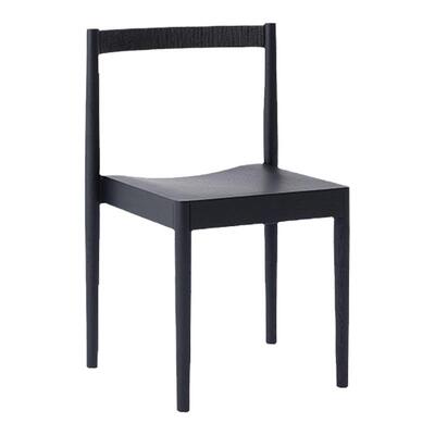 设计师餐厅家用书椅间则实木北欧