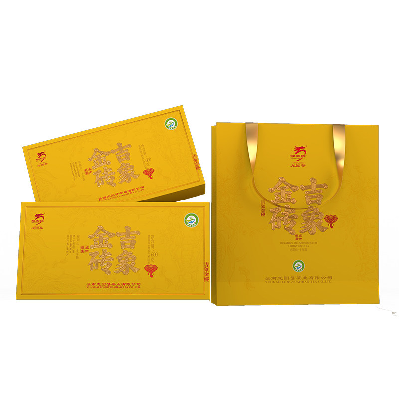 龙园号吉象金砖普洱熟茶600g