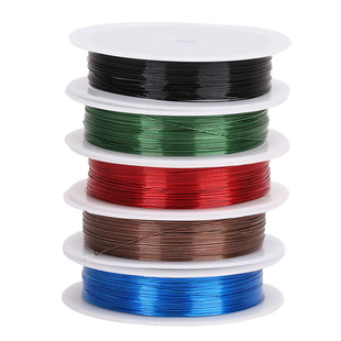 花艺细铁丝手工diy软花杆定型编织钩织钩花小扎丝勾手工花材料线