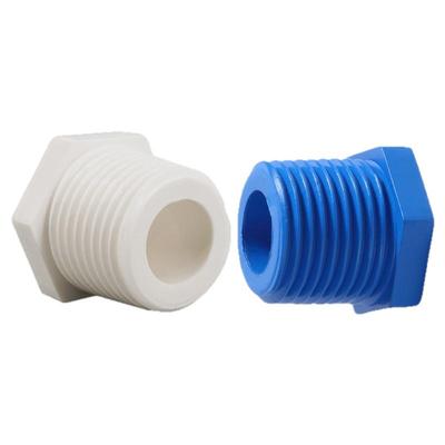 联塑外牙堵头联塑PVC给水管配件