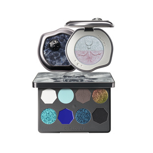 Girlcult/构奇苗巫系列8色眼影盘蓝色烟熏哑光珠光巫山八色眼影盘