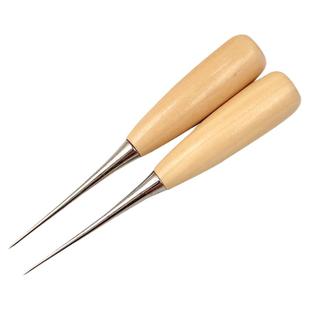 锥子打孔全钢粗柄实心实木大号柄千枚通锥子针皮革工具打眼高硬度