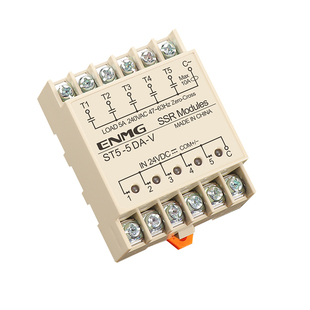 ENMG光隔离多路固态继电器模块24V直流控直流导轨式模组220V交流