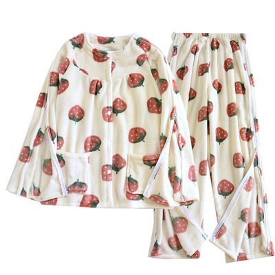 偏瘫老人护理服男女骨折术后专用