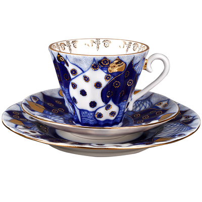 Lomonosov咖啡杯碟屋顶花园果盘