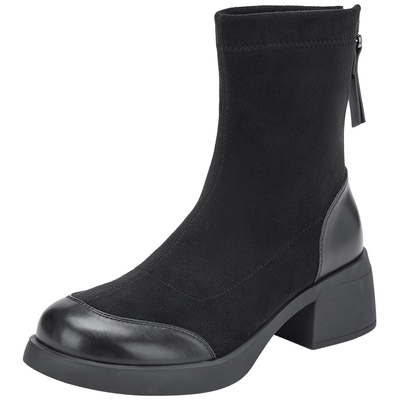 热风2025年冬季女士时尚休闲靴