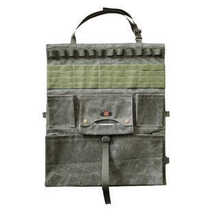 美式汽车椅背袋多功能车载靠背收纳挂袋野营户外墙挂式杂物置物袋