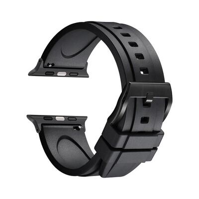 手表配件运动防汗防臭氟橡胶表带