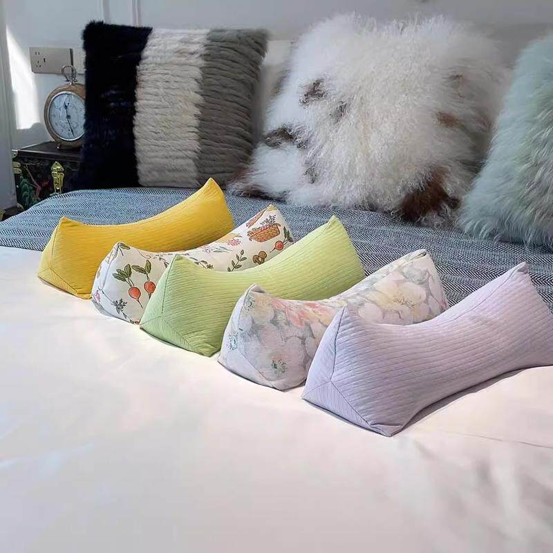 【正品】三角颈椎荞麦枕头护颈枕护颈椎助睡眠家用成人腰靠午睡枕