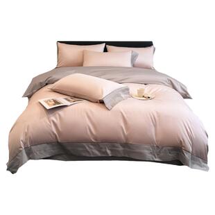 洁丽雅轻奢高级感床上四件套纯棉全棉2025新款被套床单四季通用