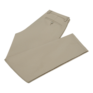 【打折】四季款通勤卡其色布裤微弹力修身百搭耐磨直筒长裤男中腰