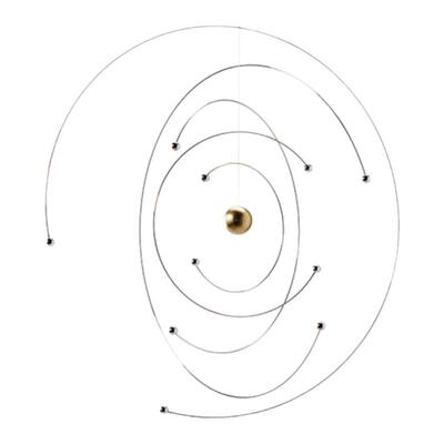 宇宙原子艺术吊饰丹麦动态雕塑