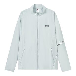 KSWISS盖世威外套男夏季时尚经典百搭针织长袖宽松网球上衣109982