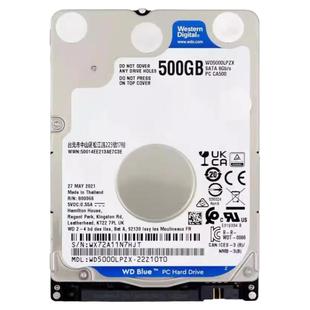 全新2.5寸WD5000LPZX西部数据蓝盘500G笔记本硬盘机械128M缓存7MM