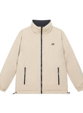 New Balance/NB两面穿羽绒服轻量男纯色新款女防泼水外套AMJ44301