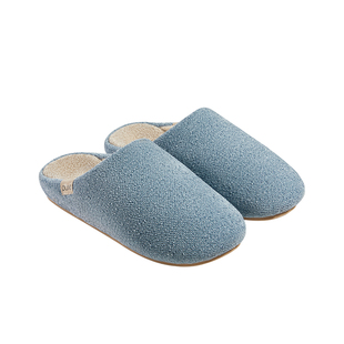朴西沐然静音毛巾布棉拖鞋女士2025秋冬保暖室内家居包头防滑拖鞋