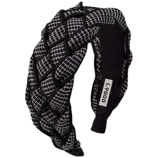 L9000/韩国2025年新款发箍遮白发头饰宽边麻花头窟防滑大脸发卡