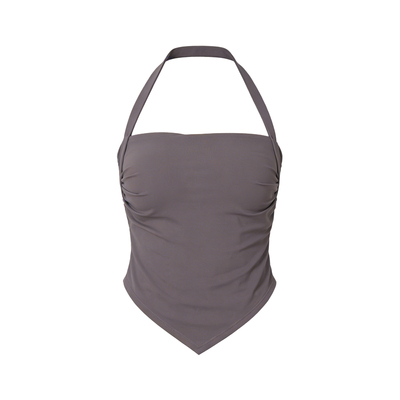 挂脖瑜伽背心女带胸垫抗菌透气