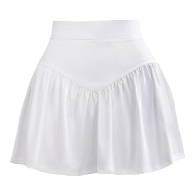 运动半身百褶裙一乐女子力
