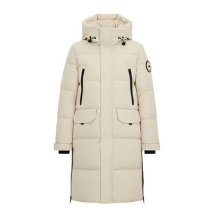 冬季中长款连帽羽绒服女2025年新款羽绒内胆长款保暖高充绒量外套