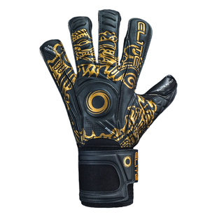 大火足球光环门将ELITE AZTECA黑金带护指人草比赛训练守门员手套