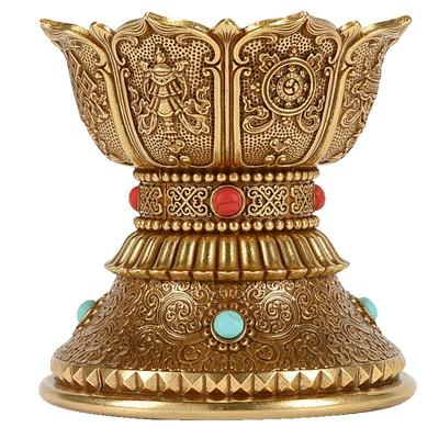 藏村家用摆件手摇转轮底座