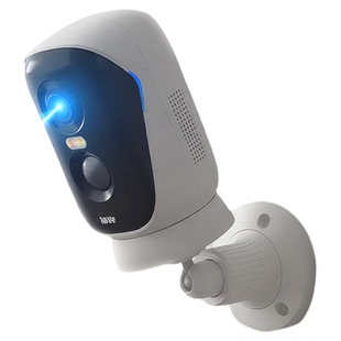 神眸BC4Pro门口监控摄像头免插电无需网络家用360度无死角室内外