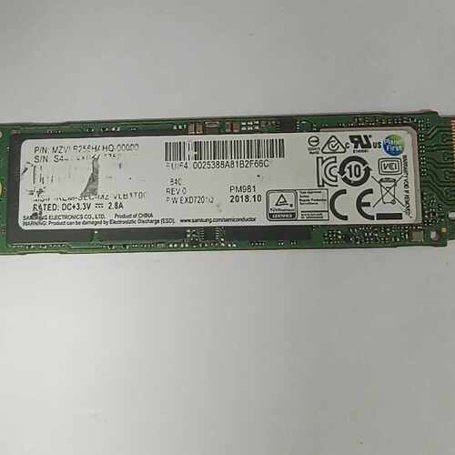 询pm981 256g M.2 2280 nvme协议