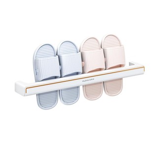 佳帮手拖鞋挂架浴室免打孔卫生间鞋架厕所家用收纳鞋子沥水置物架