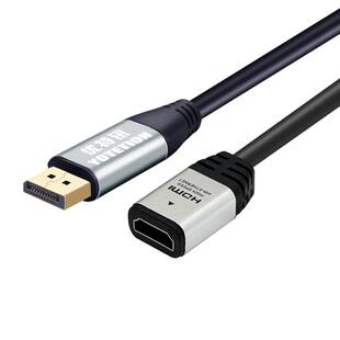 优特讯 DP公转HDMI母连接线 电脑显卡接显示器电视屏投影仪延长线