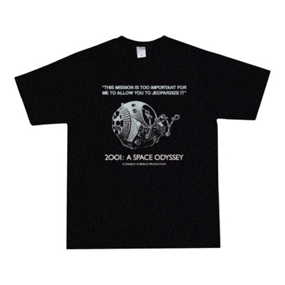 2001太空漫游电影男女短袖T恤