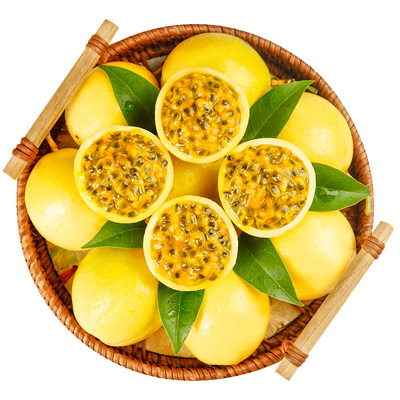 纯甜广西钦蜜9号黄金百香果现摘大果新鲜孕妇水果当季整箱包邮5斤